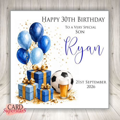 Biglietto compleanno grande - compleanno, 8"