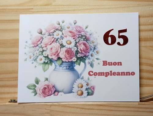 Compleanno donna 65 anni - 🌸,